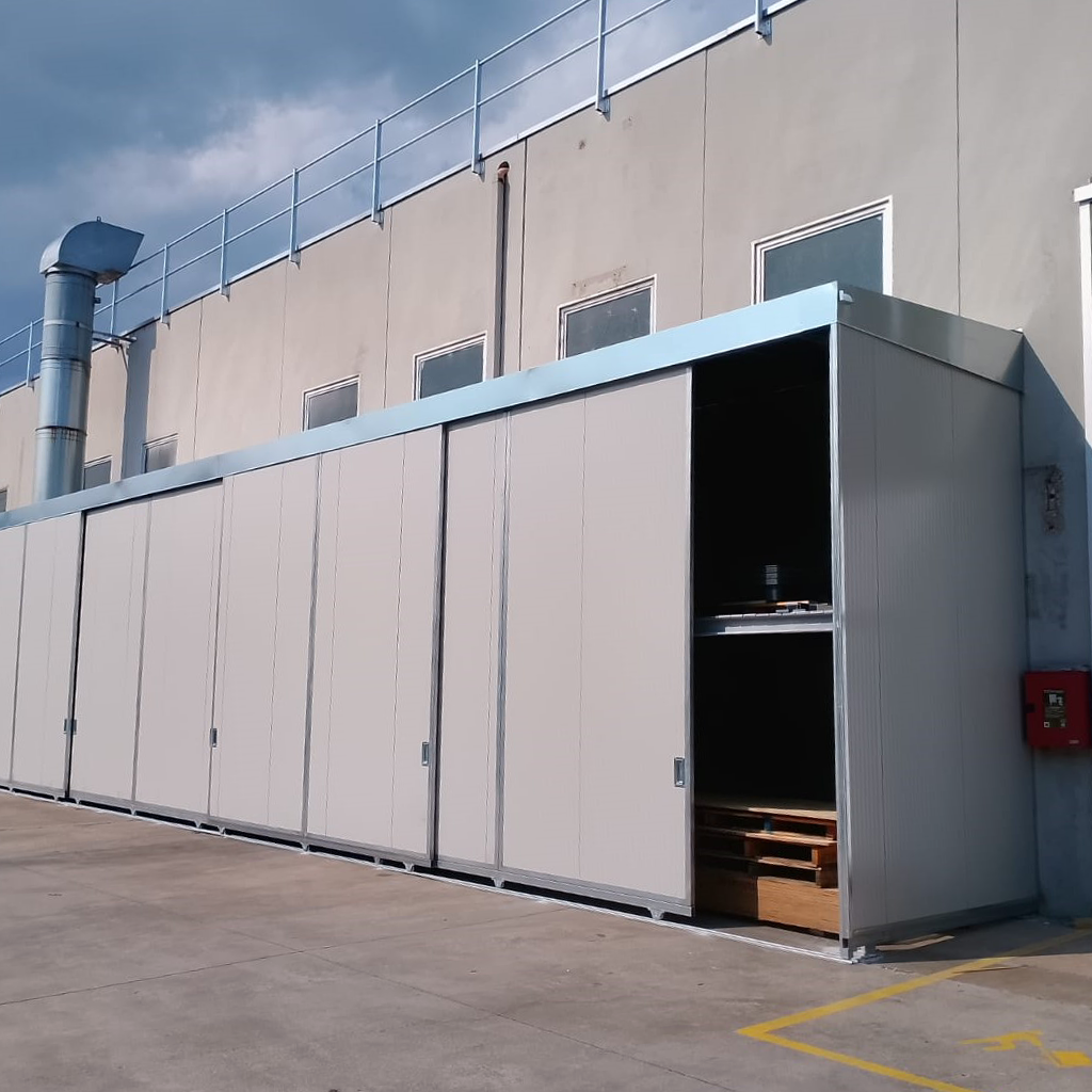 Cabina metallica industriale carpenteria su misura Gi.Zeta Vicenza